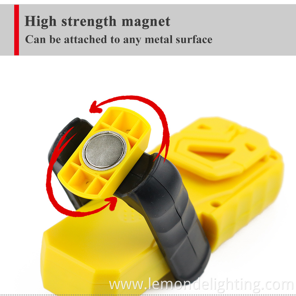 Magnetic COB LED Flashlight
